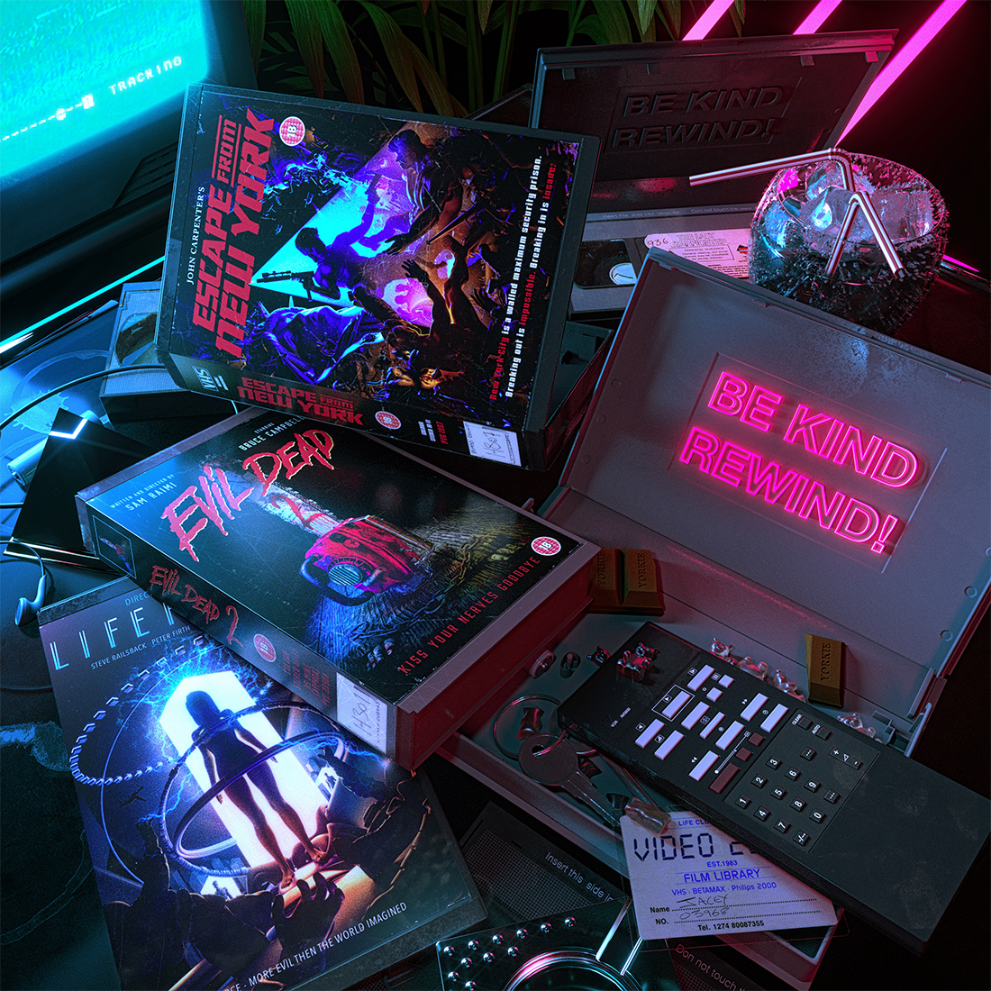 Be Kind Rewind ( 3d modelling and render)