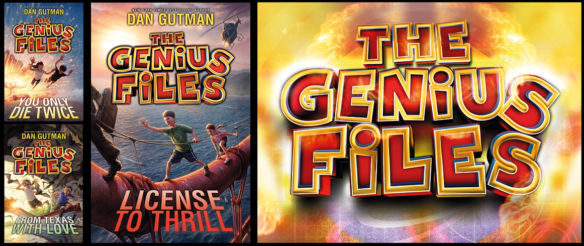 The Genius Files book cover title design