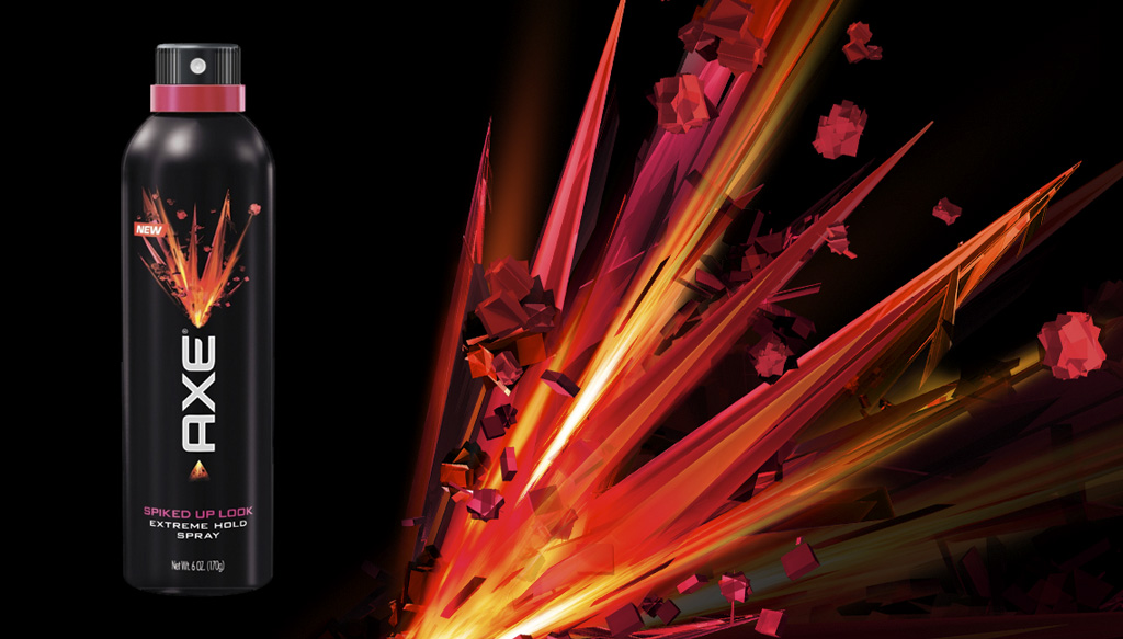 Lynx / AXE Shampoo - 3D Graphic abstract art