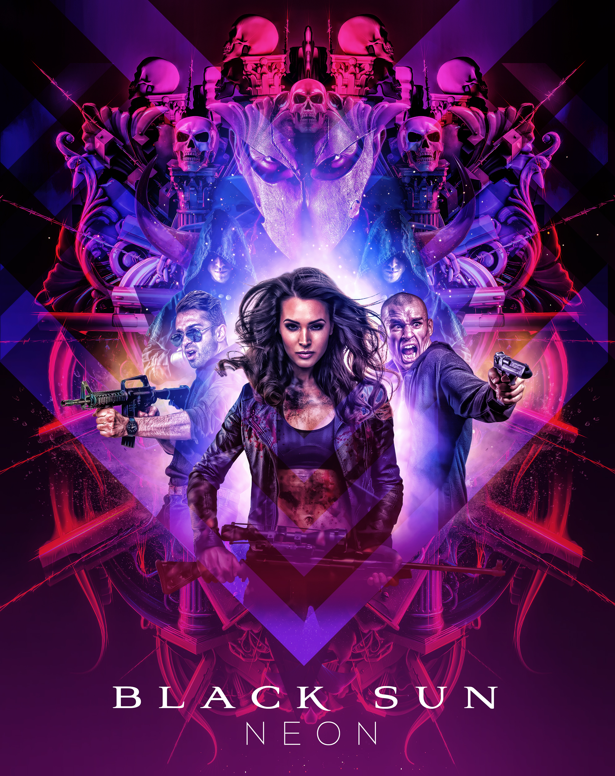 Black Sun neon