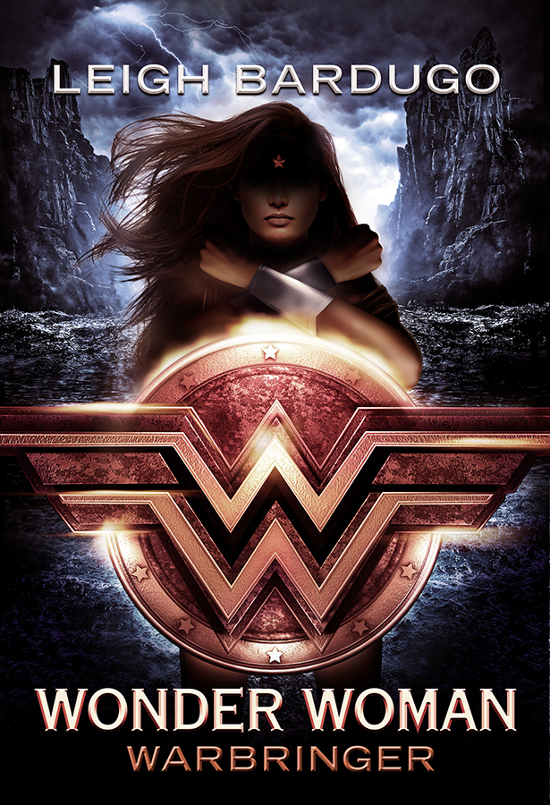 Wonder Woman Book Cover Illustratio and logo design